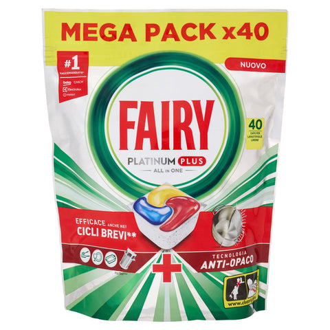 FAIRY Platinum Plus All in One Limone 40 TABS