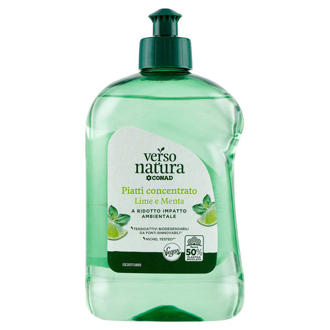 CONAD Verso Natura Piatti Concentrato Lime e Menta 500 ML
