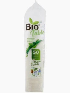 BIO Natural Bicchieri monourso 50 pezzi