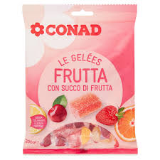 FRUIT GUMMY CANDIES WITHOUT SUGAR ENVELOPE