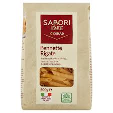 CONAD Pasta di semola di grano duro SAPORI & IDEE PENNE RIGATE 500 GR