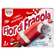 ALGIDA Fior di Fragola 8 gelati 408 GR