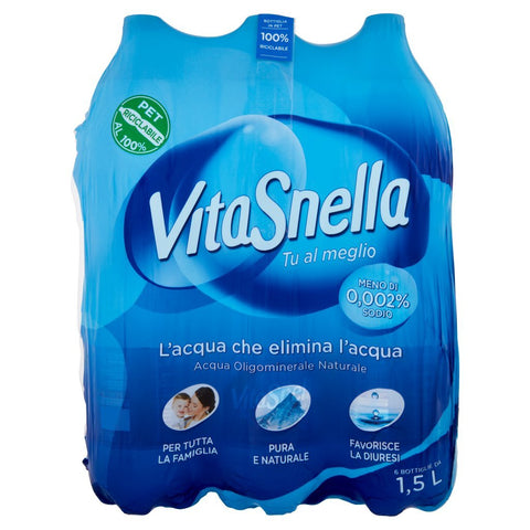 Vitasnella Acqua Oligominerale Naturale 6X1,5L