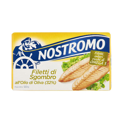 Filetti di Sgombro all'Olio di Oliva Nostromo 120g