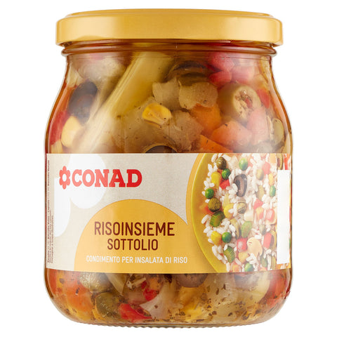 CONAD Risoinsieme Sottolio Condimento per Insalata di Riso 530 GR