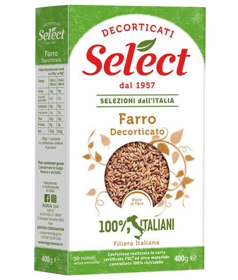 Farro decorticato select 400gr