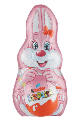 KINDER SORPRESA FIGURA CAVA CONIGLIO 75 G LEI - ROSA