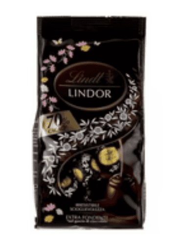 OVETTI LINDT LINDOR FONDENTE 70%