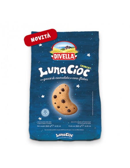 Divella biscotti lunacioc 350gr