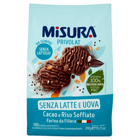 Misura Privolat Cacao e Riso Soffiato 290 g