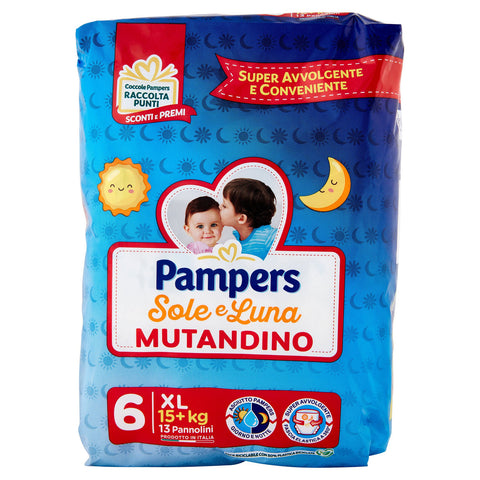 Pampers Sole e Luna Mutandino 6 XL 13 pz