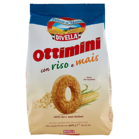 Biscotti Ottimini Divella riso e mais 400 gr