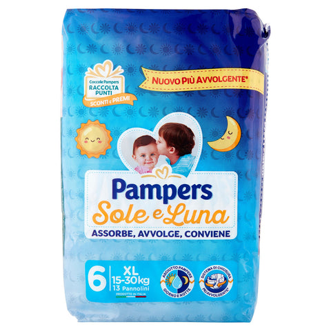 Pampers Sole e Luna 6 XL 13 pz