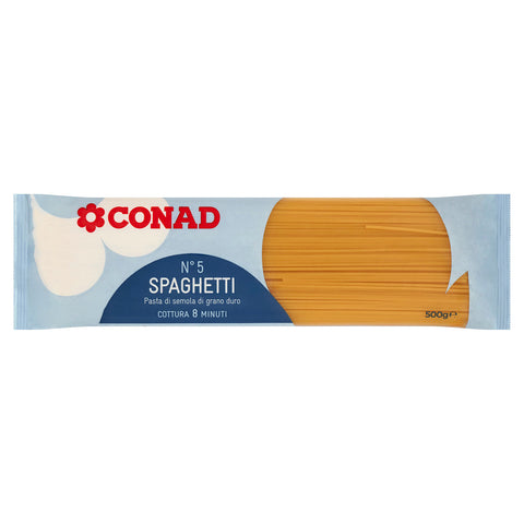 Pasta di Semola di Grano Duro N°5 Spaghetti 500 g Conad