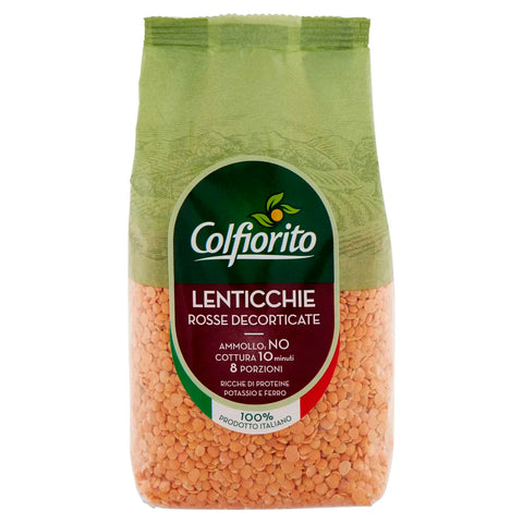 Lenticchie Rosse Decorticate Colfiorito 400gr