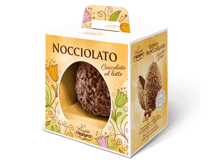 CRISPO UOVO DI PASQUA NOCCIOLATO CIOCCOLATO AL LATTE, 600G