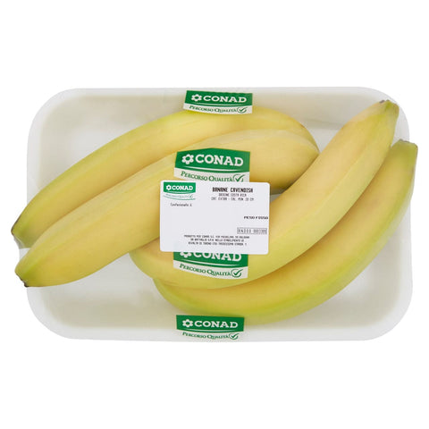 Banane Conad in vaschetta da 700 gr