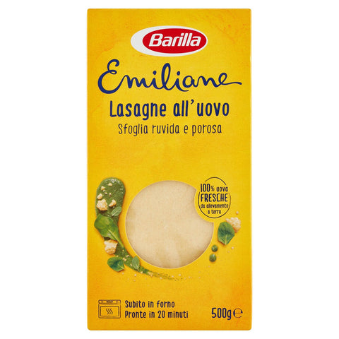 Lasagne all'uovo emiliane n.199 Barilla 500gr