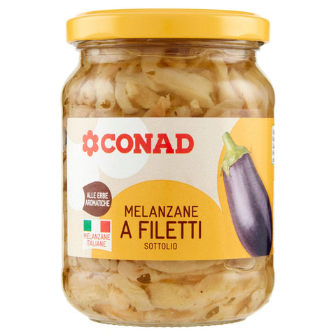 Melanzane a filetti sott'olio Conad 285gr