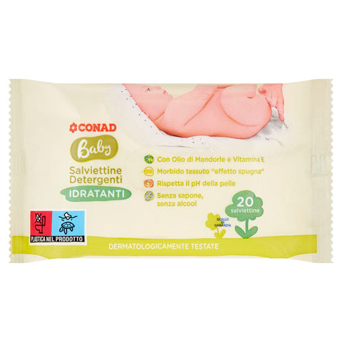 Salviette Detergenti Per Bambini Marchio Conad X20