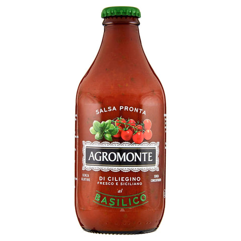 Salsa Agromonte Pomodorino Ciliegino Con Basilico 330Gr