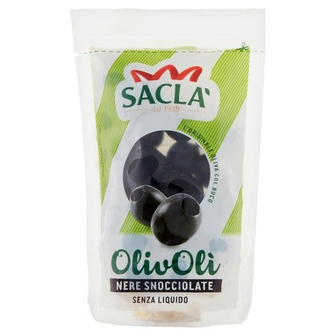 Olive nere snocciolate senza liquido Sacla'