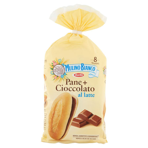 Pane + Cioccolato al latte Mulino Bianco 8 panini