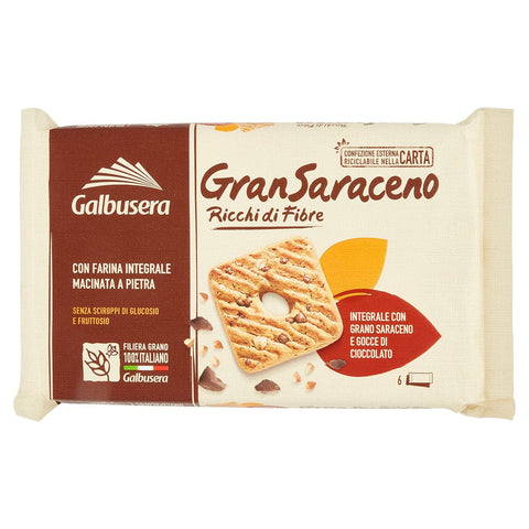 Frollini Gransaraceno integrale e gocce di cioccolato Galbusera