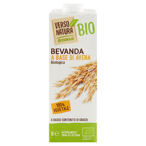 Bevanda a base di Avena Bio verso la natura Conad senza lattosio 1L