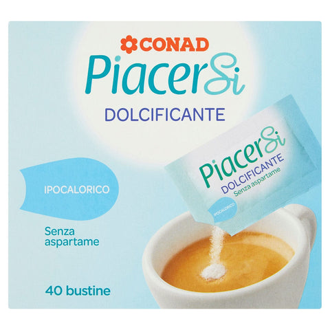 Dolcificante piacerSì Conad x40 bustine