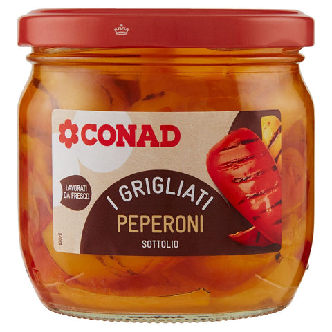 Peperoni Sottolio Grigliati Conad 320 G