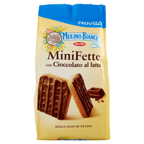 Biscotti Mini fette al cioccolato a latte Mulino Bianco 110gr