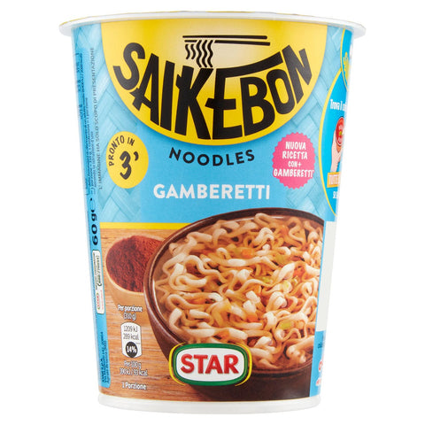 Noodles a gamberetti Saikebon 60gr