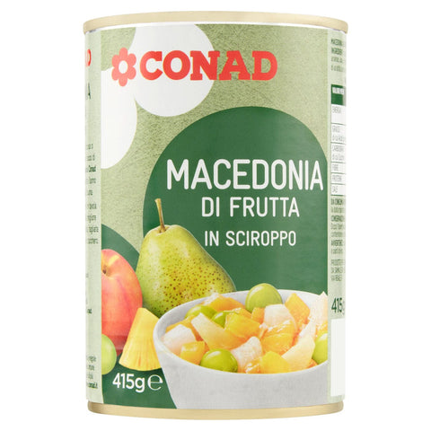 Macedonia di frutta sciroppata Conad 415gr