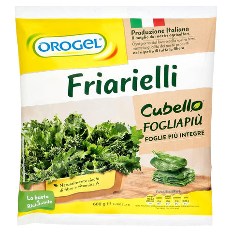 Friarielli surgelati foglia Orogel 600gr