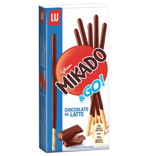 Mikado & go al cioccolato al latte 75gr